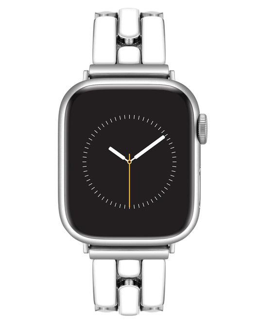 Anne Klein - Pulsera de moda para Apple Watch, segura, ajustable, correa de repuesto para Apple Watch, se adapta a la mayoría de muñecas