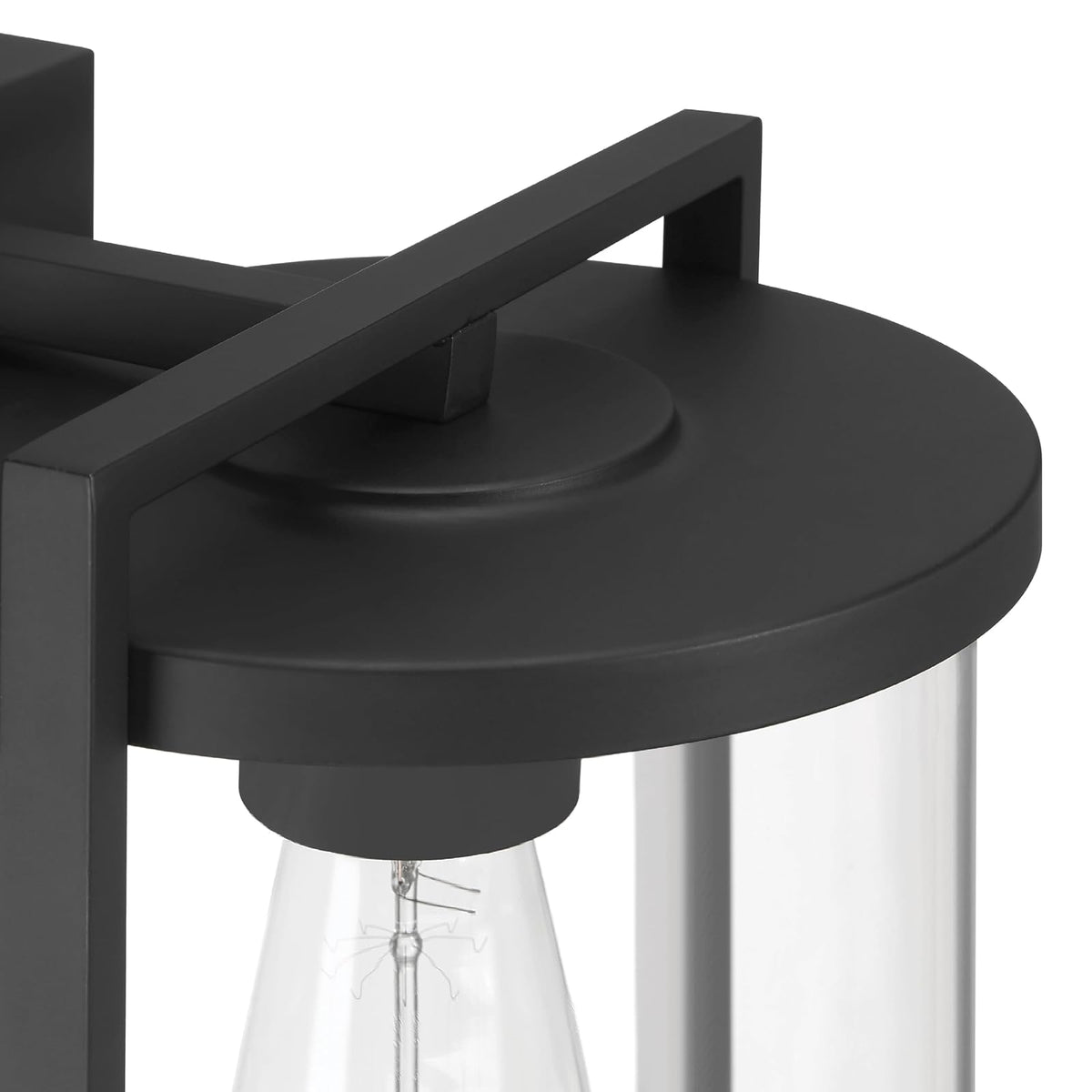 Hunter Fan, Colgante de pared Astwood Negro Mate para Exterior 1 Luz 14 pulgadas