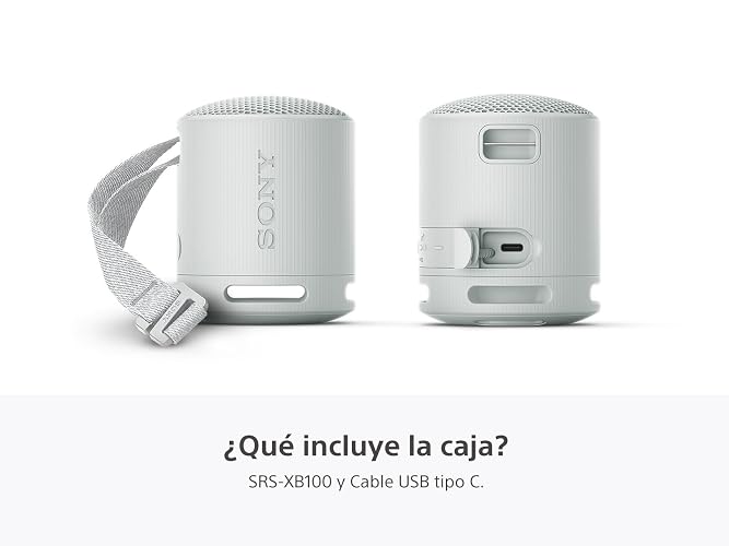 Bocina inalámbrica portátil Sony XB100 Sonido Potente y nítido