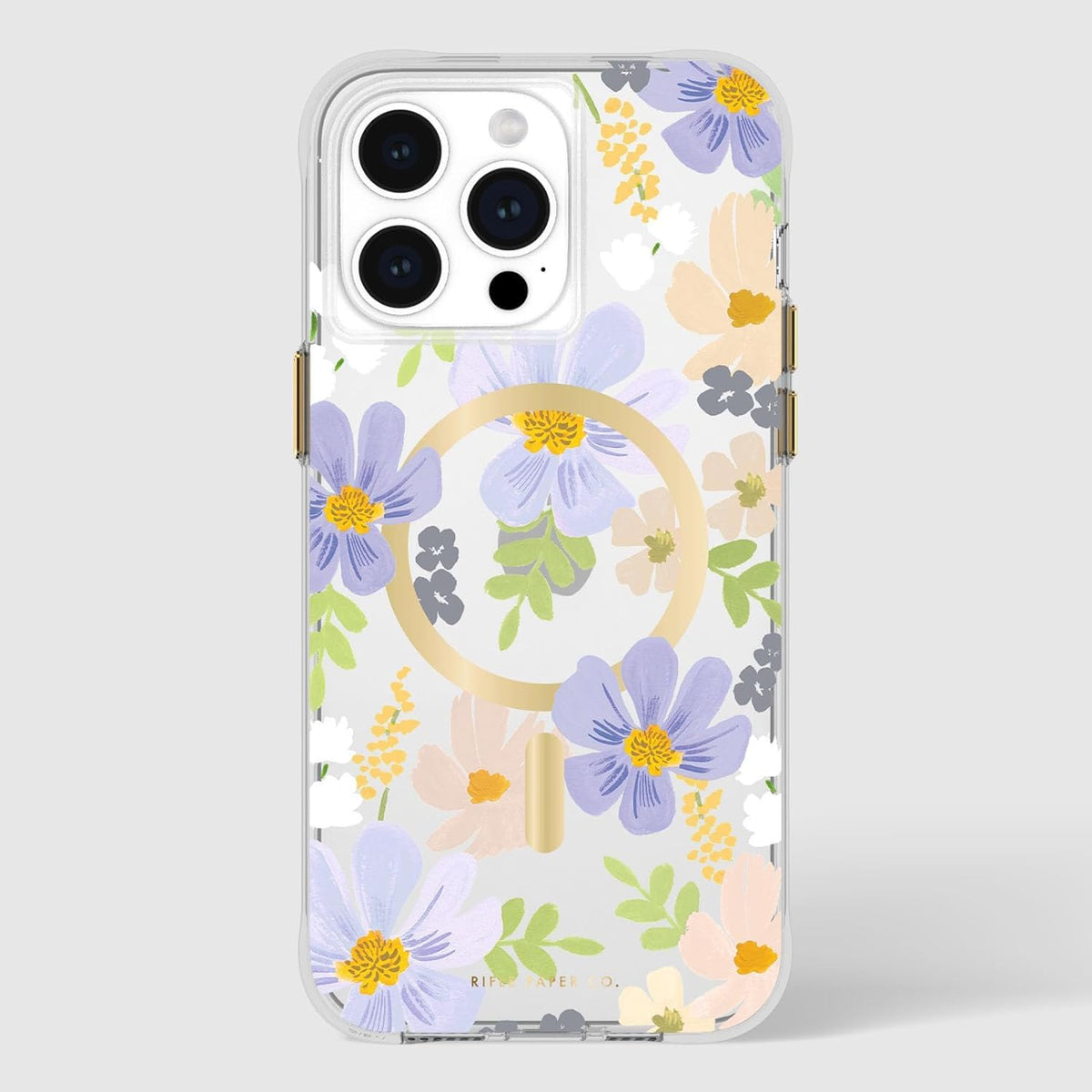 Rifle Paper Co. Funda para iPhone 15 Pro Max [compatible con MagSafe] [protección contra caídas de 12 pies] Bonita funda para iPhone de 6.7 pulgadas con patrón floral, tecnología antiarañazos,
