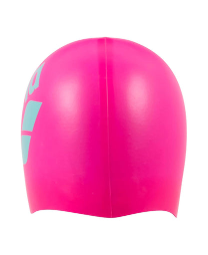 Arena Unisex Big Logo Silicone Swim Cap Women and Men Fitness Swimmers Intensive Training Durable Soft Elastic Bathing Cap