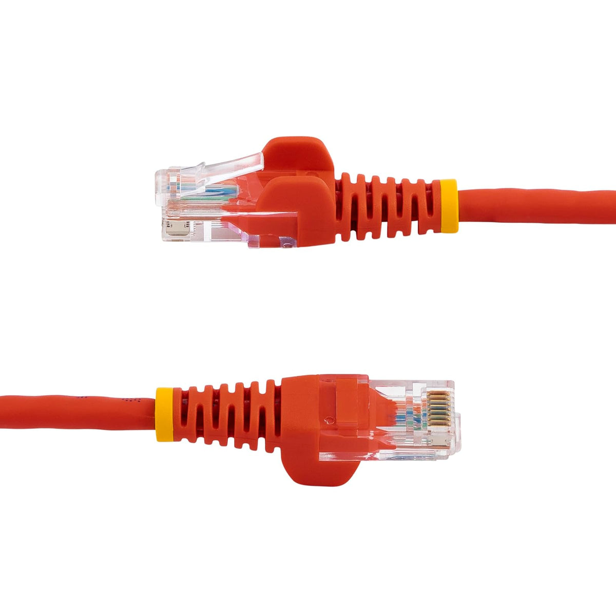 StarTech.com Cable de conexión moldeado RJ45 UTP Cat 5e, 50 feet, Color Rojo (45PATCH50RD)