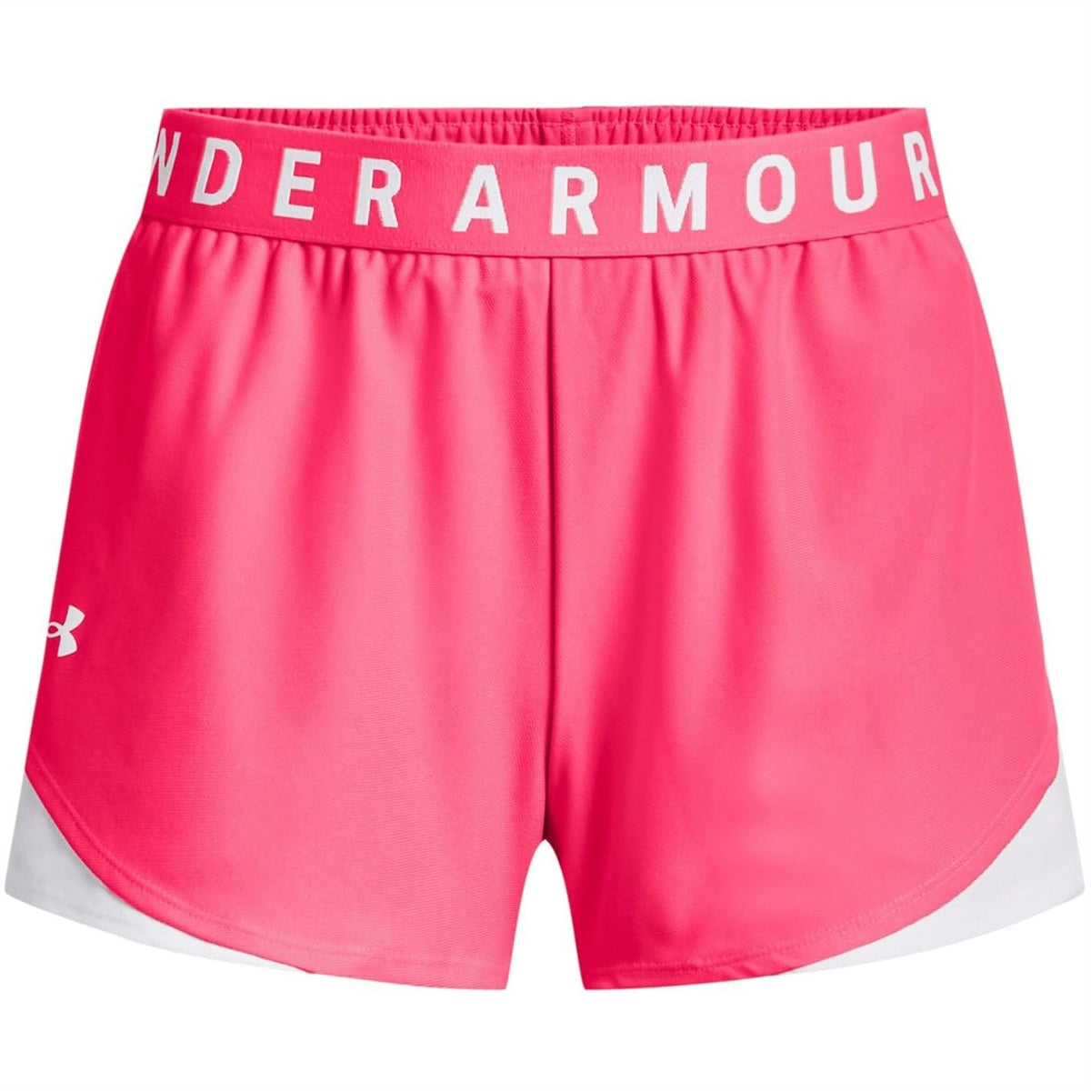 Under Armour Play Up 3.0 short de entrenamiento para mujer - (683) Pink Shock - White - White - G