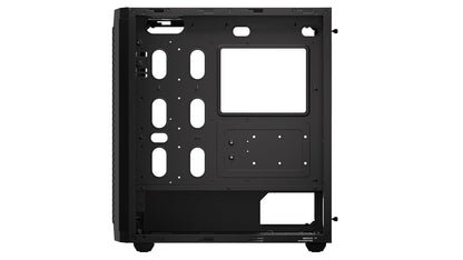 Corsair 480T RGB Caja para PC ATX Torre Media con Cristal Templado, 3 Ventiladores AR120 Incluidos, Compatible con hasta 7 Ventiladores de 120 mm y Radiadores de hasta 360 mm, Negro