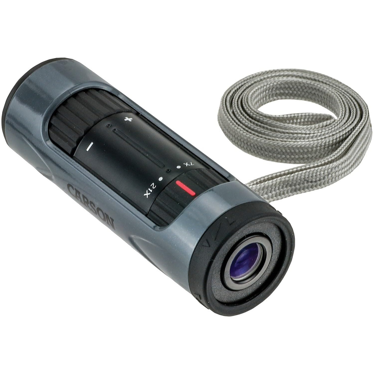 Carson MonoZoom Monocular, Unisex Adulto,- Gris