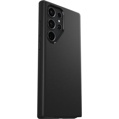 OtterBox - Funda para Galaxy S23 Ultra Symmetry Series - Una Sola Unidad se envía en Bolsa de plástico, Ideal para Clientes de Negocios, Color Negro, Ultra Elegante, Compatible con Carga inalámbrica,