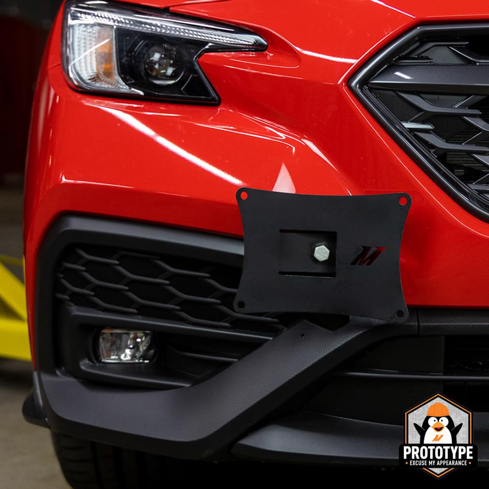 Mishimoto Kit de reubicación de matrícula, Compatible con Subaru WRX, 2022+ y Crosstrek, 2018+