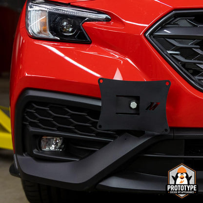 Mishimoto Kit de reubicación de matrícula, Compatible con Subaru WRX, 2022+ y Crosstrek, 2018+