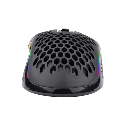 Redragon M988 Mouse Gamer Óptico Cable USB, Retroiluminación RGB, 8 Botones programables, 32,000 dpi, Storm Elite Mouse para PC