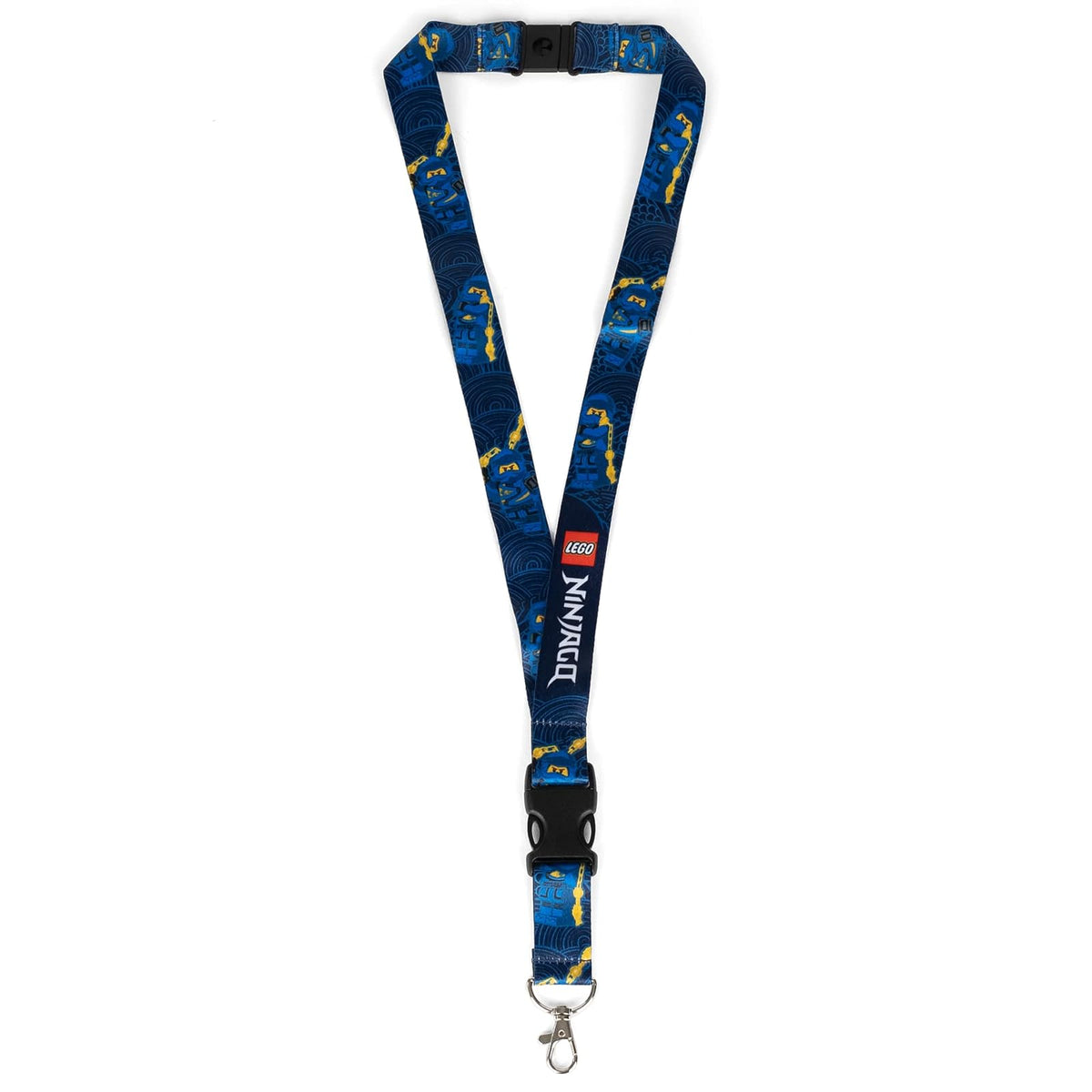 LEGO Cordón, correa para el cuello para llaveros, cordón desmontable para teléfono, llaves, insignia de identificación, con cierre y hebilla de liberación rápida - Jay