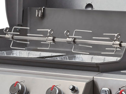 Weber 7653 Rotisserie for Use with Genesis II & II LX 4 & 6 Burner Grills