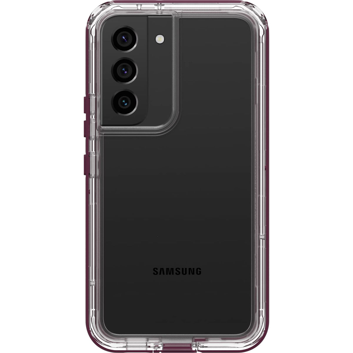 OtterBox LifeProof - Funda para Galaxy S22 (Transparente/Morado)