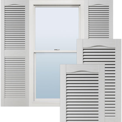 Ekena Millwork Persiana de rejilla abierta, 14.5 Wx43 H Inch, Blanco - 14.5 Wx43 H Inch - Blanco