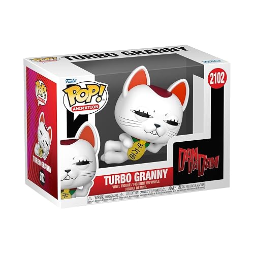 Funko Pop! Animation: Dandadan - Turbo Granny Cat | Mercancía Oficial - Figura de Vinilo Coleccionable para Decoración - Regalo de Cumpleaños para Fans