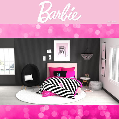 Franco Barbie 1959 - Juego de edredón y sábanas Reversibles súper Suaves y acogedores, 4 Piezas, tamaño Individual (Producto Oficial con Licencia) coleccionables