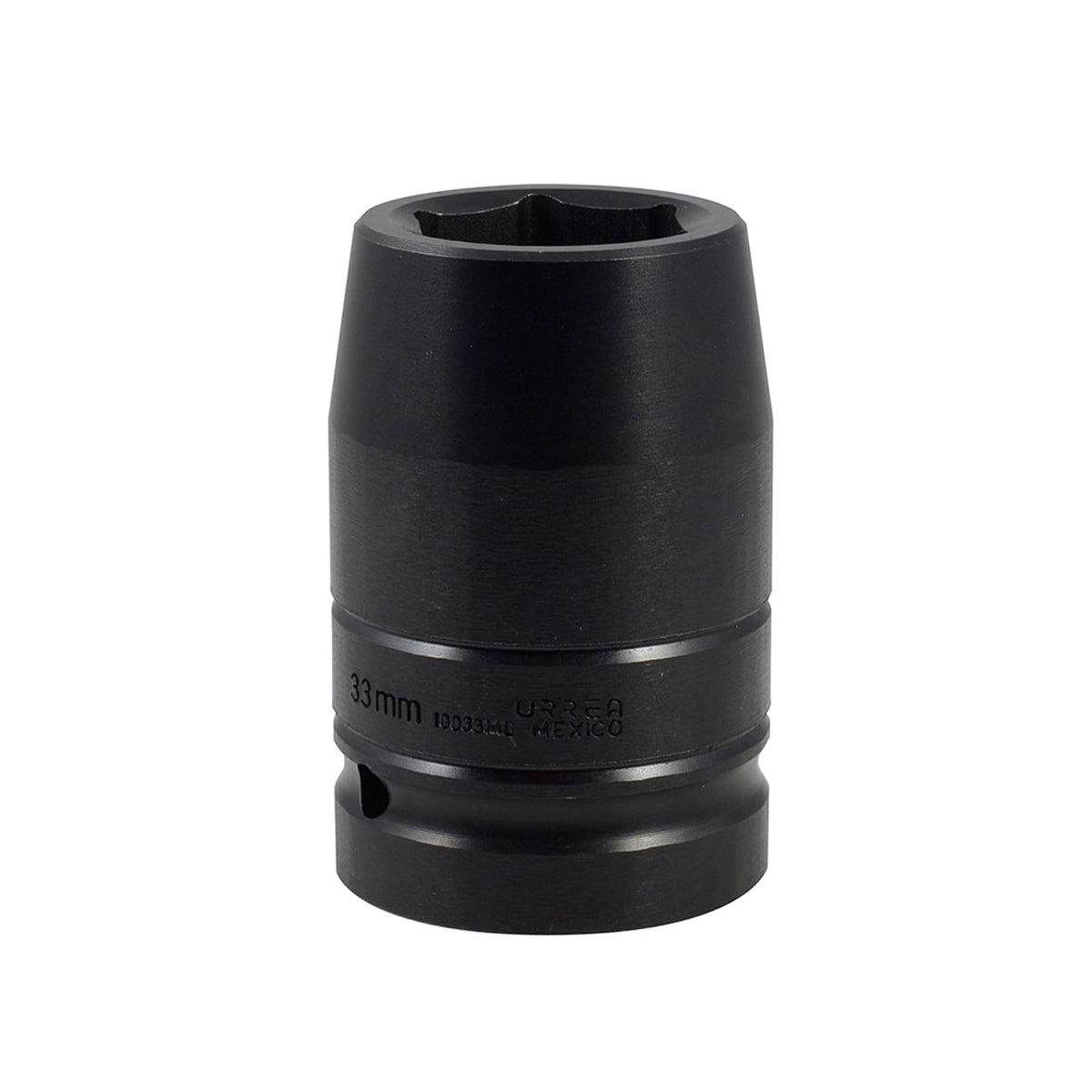 Urrea 10033ML Dado de impacto largo métrico cuadro de 1" para ruedas de camión, 33mm