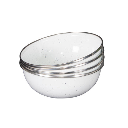 Stansport 24-Piece Enamel Camping Tableware Set