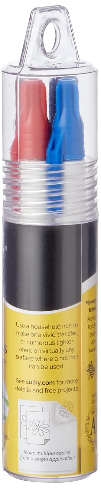 Sulky 400-9004 - Bolígrafos de Transferencia, 1 Unidad (Paquete de 1), Negro/Azul/marrón/Rojo
