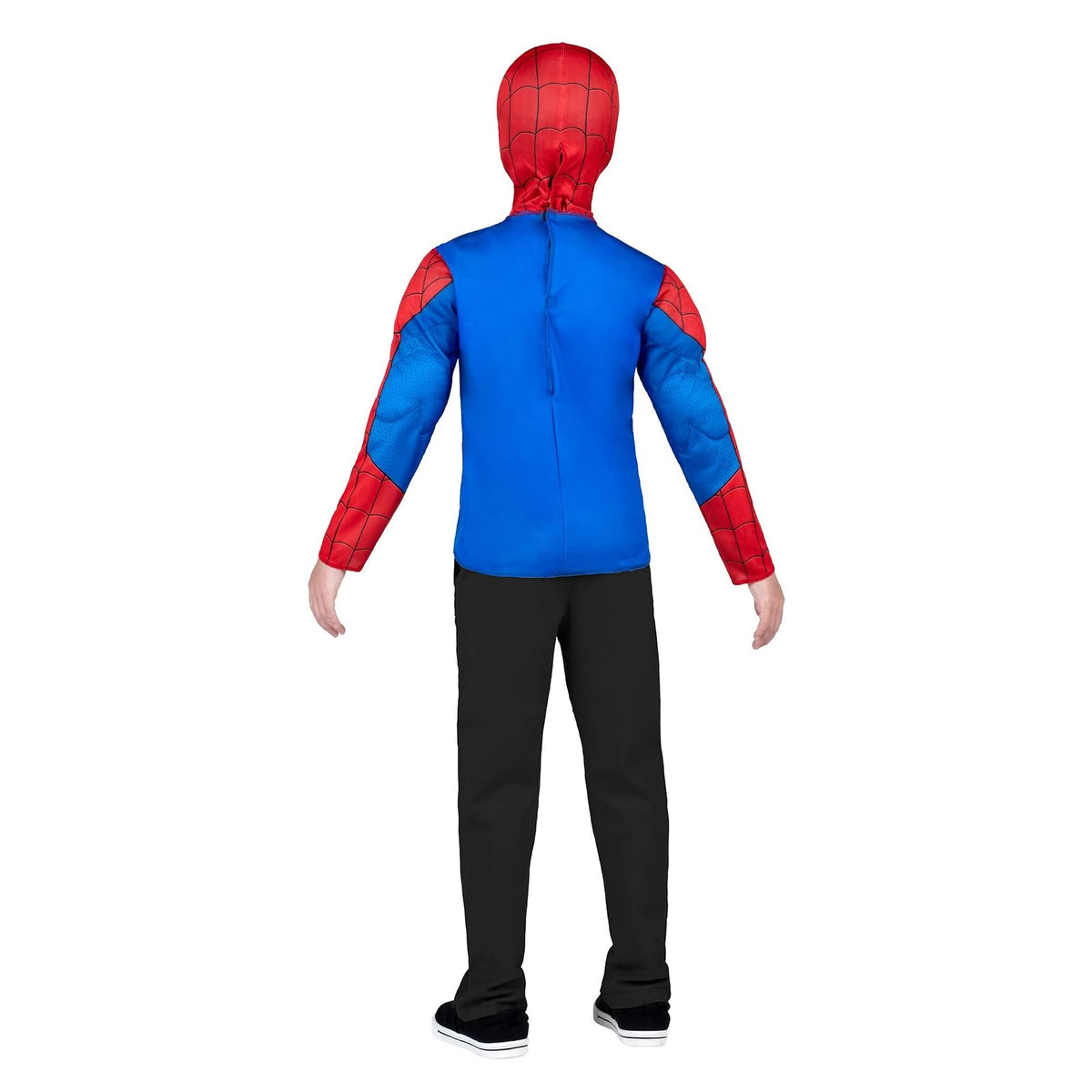 Marvel Spider-Man - Caja oficial de disfraces para jóvenes, parte superior acolchada con máscara desmontable (0) multicolor