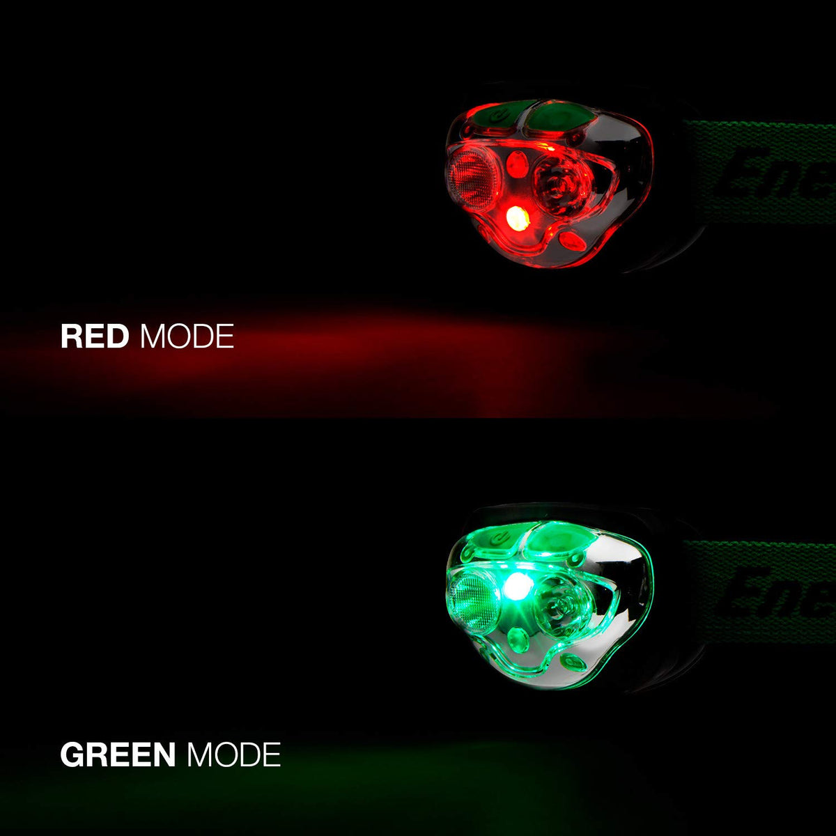 Energizer VISION Linterna frontal LED, 400 lúmenes altos, IPX4 resistente al agua, múltiples modos, el mejor faro para camping, correr, al aire libre, luz de emergencia, recargable o alimentado con batería