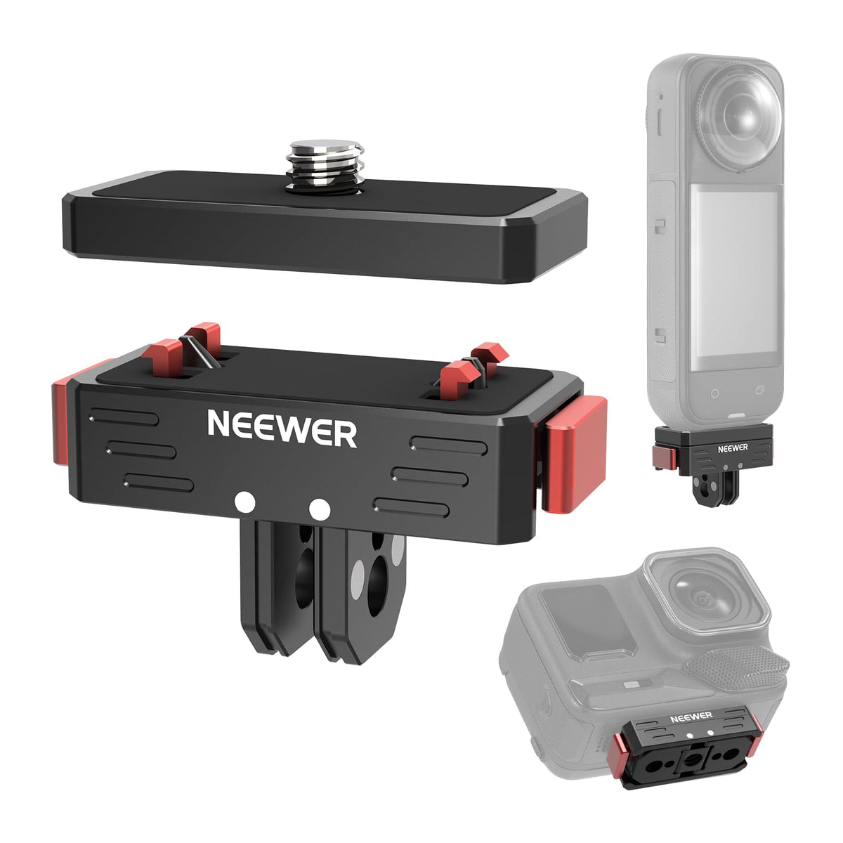 NEEWER Adaptador de Montaje Magnético para Cámara de Acción - GP-88