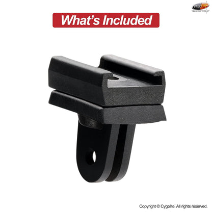 Cygolite - Adaptador de luz para Faros Delanteros de Bicicleta de la Serie Velocity, Ranger, Expilion, Metro y Streak, Compatible con GoPro