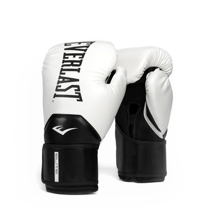 Everlast Elite 2 Guantes de Boxeo - 12 oz - blanco