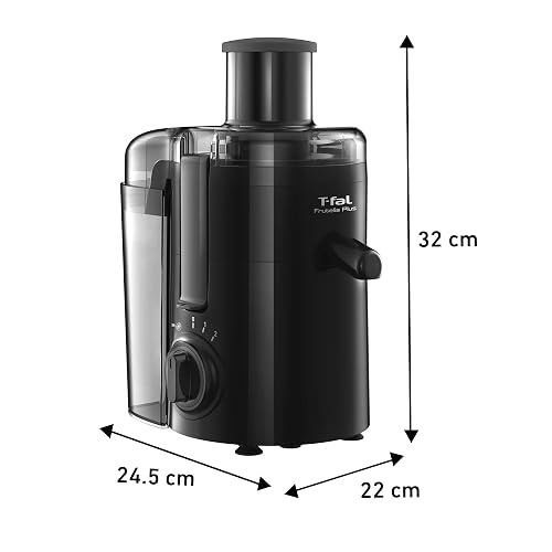 T-fal Extractor de Jugo Frutelia Plus 950 ml | Jugos recién hechos, sin esfuerzo. Obtén lo mejor de las vitaminas y minerales de cada fruta. Capacidad de 950 ml ZE3708MX