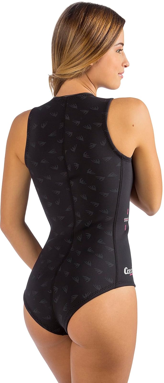 Cressi Traje de Neopreno Corto de 2 mm para natación, esnórquel, Paddleboarding, Cortes ergonómicos, Cremallera Frontal, Termico: diseñado en Italia