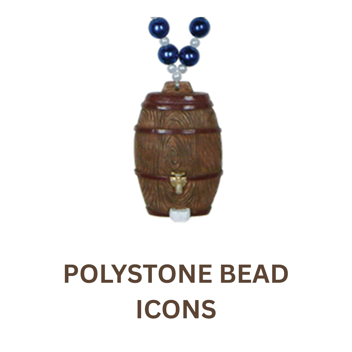 Beistle 50949 Oktoberfest Beads with Keg Medallion, 40 inch