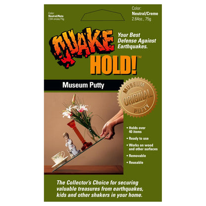 Quakehold! 88111 Museum Putty Neutral
