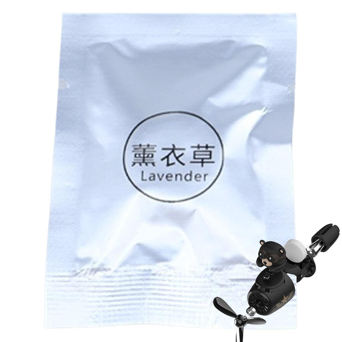 Uwariloy 12 recambios ambientador para Automóvil, Almohadillas Repuesto para Clip ventilación Automóvil, Pastillas Repuesto para ambientador Fragancia sólida, Aromas Lavanda/limón
