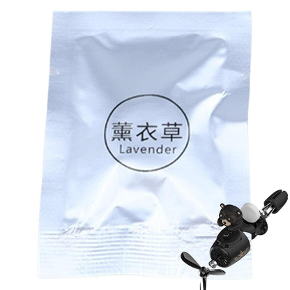Uwariloy 12 recambios ambientador para Automóvil, Almohadillas Repuesto para Clip ventilación Automóvil, Pastillas Repuesto para ambientador Fragancia sólida, Aromas Lavanda/limón