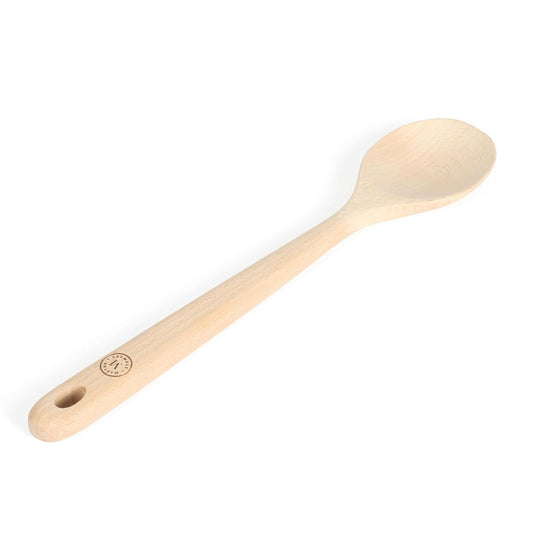MARTHA STEWART | Cuchara de Madera de Haya Bainford 35.5 cm | Cuchara para Cocinar | Utensilio de Cocina de Madera Natural