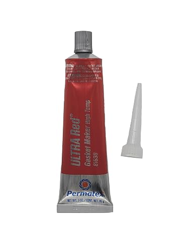 Permatex 81630 Ultra Red - Fabricante de Juntas de Alta Temperatura, 3 onzas