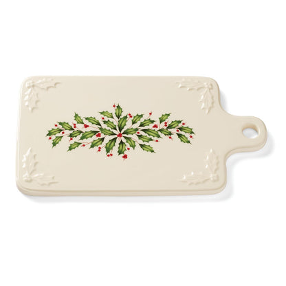 Lenox Holiday Pieza para Servir de Porcelana con Acentos Dorados - Losa de queso