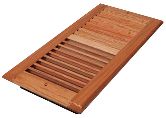 Decor Grates - Regla de pared de madera de 15,24 x 25,4 cm, 6x10, Natural Oak