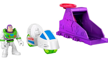 Fisher-Price Imaginext Toy Story Lanzador con Figura y Vehículo - Buzz Lightyear
