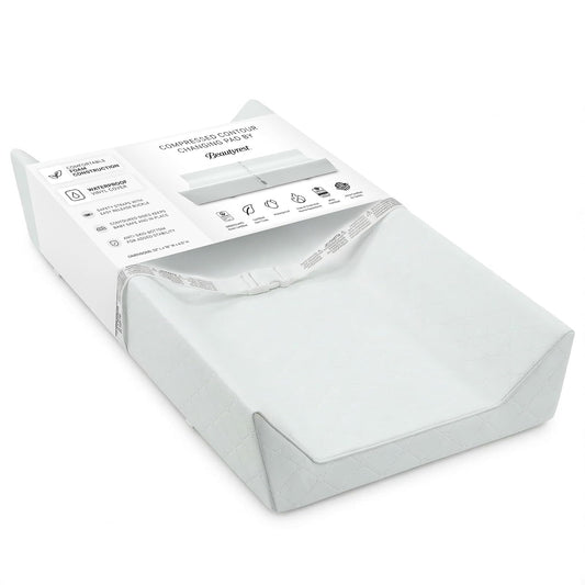 Beautyrest - Cambiador de espuma contorneado con cubierta impermeable