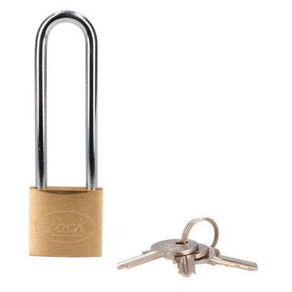 Lock L20X30EB Candado de Latón Extra Largo Llave Estándar, 30 mm