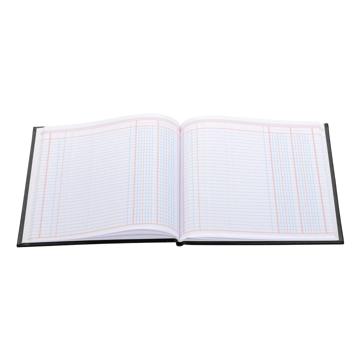 Wilson Jones Hardbound Accounting Journal, 9.25 x 7 Inches, 2 Columns, 80 Pages, 30 Lines per Page, Black (W74102A)