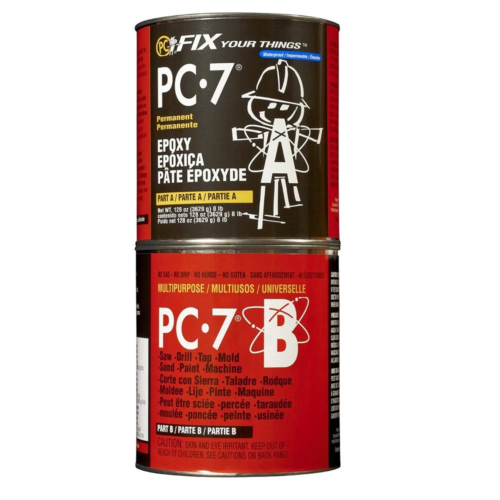 PC-Products PC-11 Pasta Adhesiva Epóxica de Dos Partes, Grado Marino - 8 lb in Two Cans