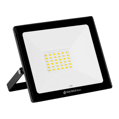 Volteck Basic REF-402L, Reflector ultra delgado LED 30 W luz de día encendido instantáneo