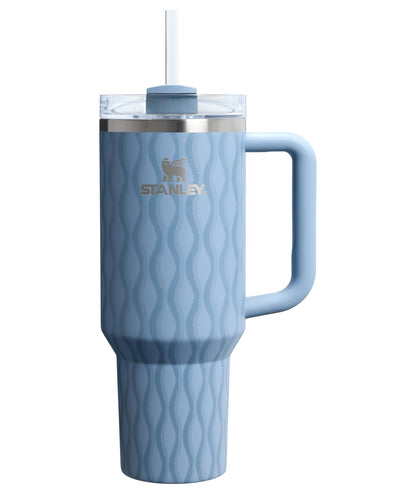 Stanley Quencher H2.0 Vaso con Popote y Tapa FlowState - 40 Ounces - Slate Blue Drift