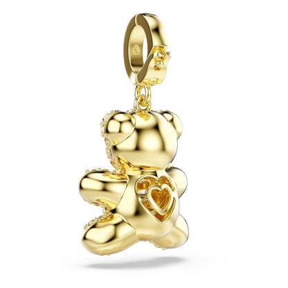 Abalorio de Swarovski Idyllia, corte mixto, color dorado, chapado en oro