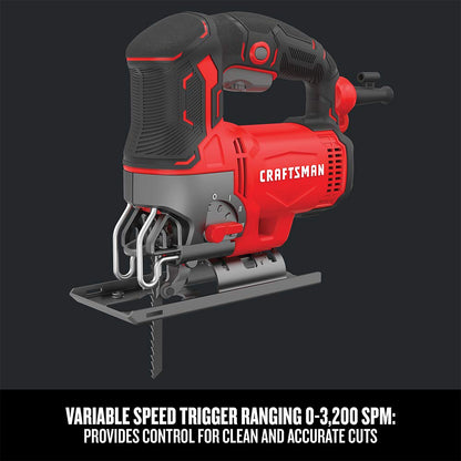 CRAFTSMAN Sierra de calar, 6.0 Amp, con cable (CMES612)