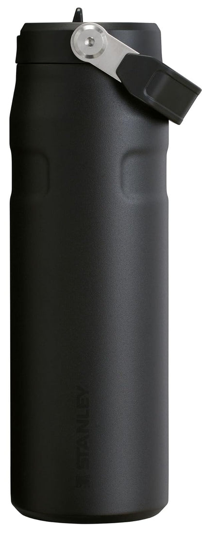 Stanley IceFlow Botella de Agua Abatible con Popote - Negro 2.0 - 0.7 Litros