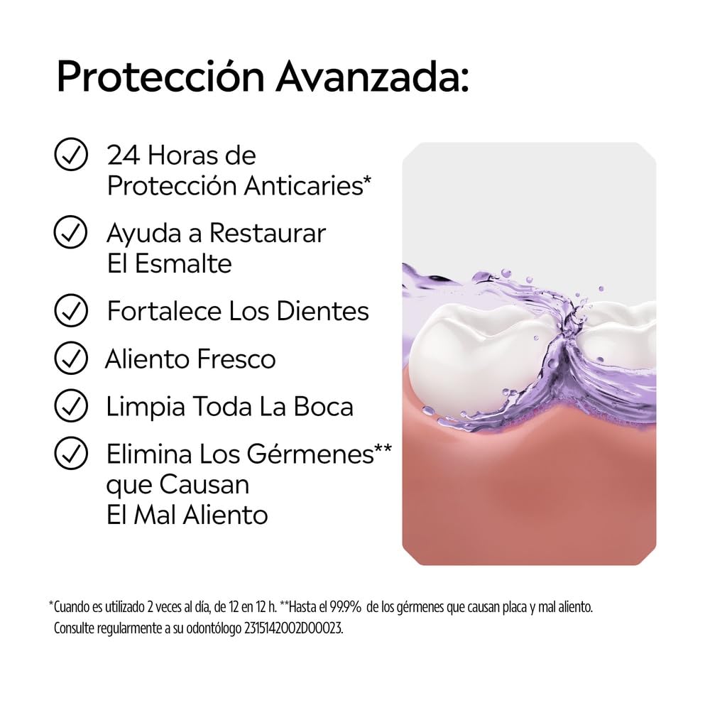 Listerine Enjuague Bucal Cuidado Total Zero Alcohol 1L