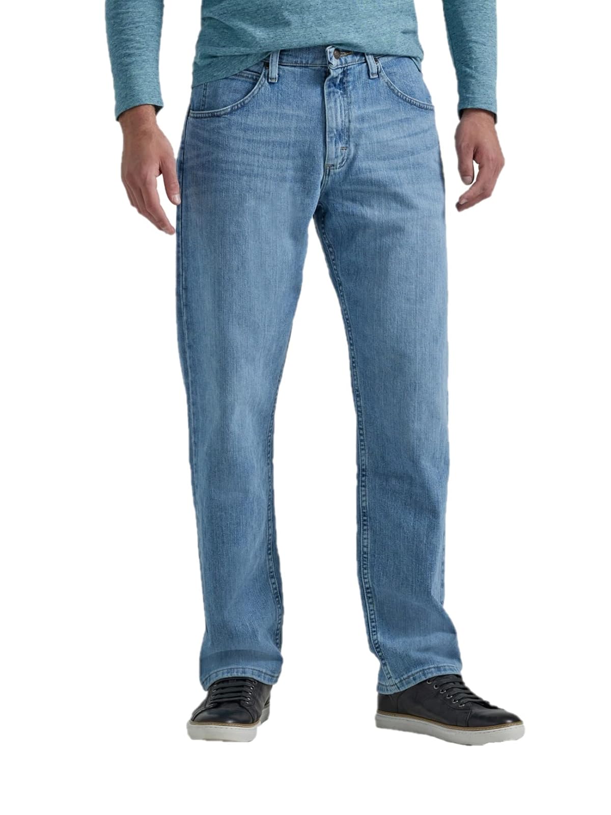 Wrangler Authentics Jean de Corte Holgado para Hombre - stonewash flex - 33W x 29L