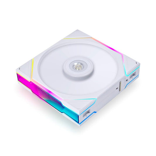 Lian Li UNI Fan TL 120 Reverse Blade- LCP Fan Blade-Customize Lighting- White -Single Pack-Without Controller - (12RTL1W.US)